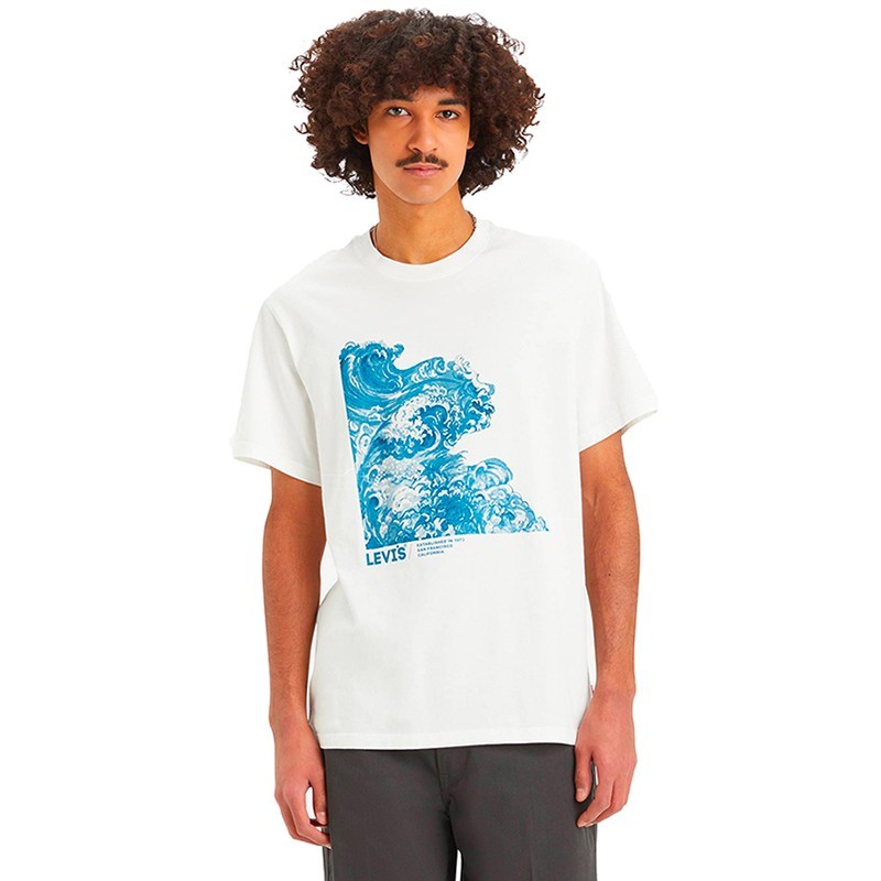 SS RELAXED FIT TEE WHITE SS RELAXED FIT TEE WHITE