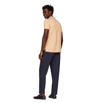 PRETWIST MOULINE SLIM FIT POLO