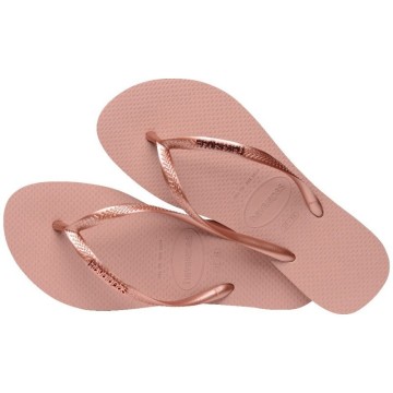 Slim Logo Metallic Crocus Rose