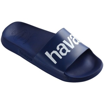 SLIDE CLASSIC LOGOMANIA NAVY BLUE
