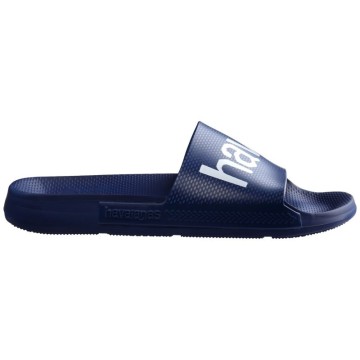 SLIDE CLASSIC LOGOMANIA NAVY BLUE