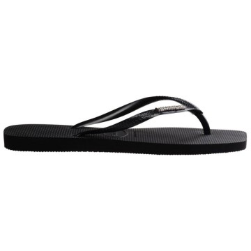 SLIM SQUARE LOGO METALLIC BLACK/SILVER