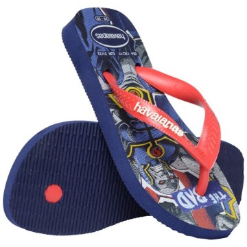 Kids Top Heróis Dc Navy Blue